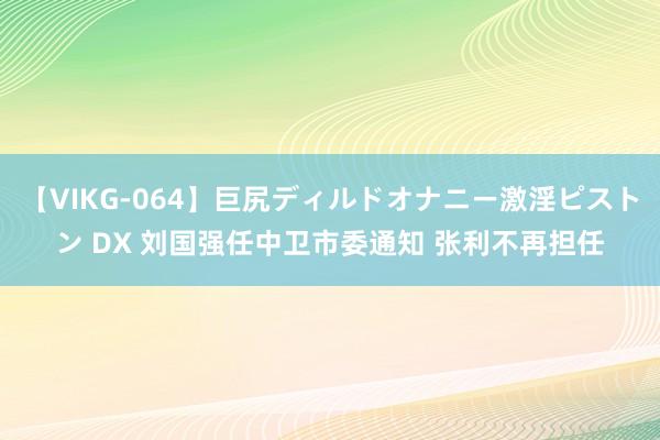 【VIKG-064】巨尻ディルドオナニー激淫ピストン DX 刘国强任中卫市委通知 张利不再担任